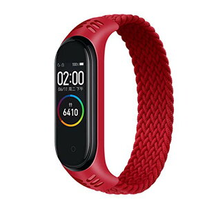 Xiaomi Mi Band 7 / 6 �o���h ���߉\ �V���R�� �L�k �X�|�[�c �J�W���A�� ���K �E�H�[�L���O �X�g���b�vBraided Solo Loop �R���p�`�u��Xiaomi Band Miband 7 5 6 4 3