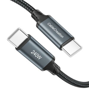 USB�P�[�u�� 240W USBC to USBC�ϊ��P�[�u�� �����[�d USB C�P�[�u�� 100W / 60W�ґg�݉���C to C�ϊ��P�[�u�� iPhone 15 MacBook Pro iPad Pro / Air Galaxy S24 / S24 Ultra / S23 / S22�ȂǂɑΉ� 1.8M