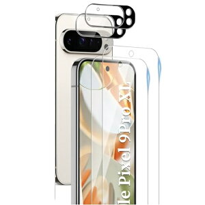 Google Pixel9 Pro XL �K���X�t�B���� (2��) �w��F�ؑΉ��{ Google Pixel9 Pro XL �J�����t�B���� (2��) �� �d�x9H �����ߗ� ��U�h�~ �C�A�[�� �\��t���ȒP 0.18mm �s�N�Z��9 ProXL �ی�t�B����+�����Y�ی�