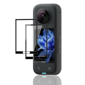 Insta360 X3 �ی�t�B���� PET������ �Y�f�@�� �C���X�^360x3 �t�B���� �����K���X �t�� �ی�t�B���� �ϏՌ� ��U�h�~ �w��h�~ �S�ʕی� �ɔ� �����ߗ� �\��t���₷�� 2.5D ���E���h�G�b�W���H��