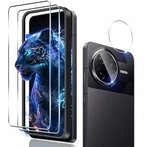 Xiaomi Poco F7 Pro / F7 Ultra �K���X�t�B���� (2��) + �J�����t�B���� (2��) poco f7 pro / f7 ultra �t�B���� �����K���X �ی�t�B���� �d�x9H �ϏՌ� ��U�h�~ �w��h�~ �S�ʕی� �ɔ� �����ߗ� �\��t����