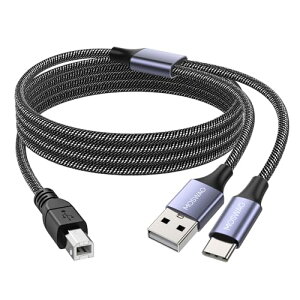 USB MIDI�P�[�u�� �v�����^�[�P�[�u�� USB 2.0 A�^�I�X B�^�I�X �v�����^�X�L���i�P�[�u������9.84 FT / 3 M�݊��d�q�y�� �^���I�[�f�B�I�C���^�t�F�[�X�c