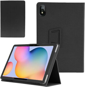 Blackview Tab 18 �P�[�X �J�o�[ 2023���� 360°�S�ʕی� �y�� ���^ �ϏՌ� ���h�~ PU ���U�[ �n�[�h Blackview Tab 18 �X�}�[�g�J�o�[ (�u���b�N)