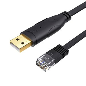 USB �R���\�[���P�[�u�� FTDI-FT232RL �`�b�v�Z�b�g���� USB-RJ45�V���A���P�[�u�� Cisco NETGEAR TP-Link Linksys Ubiquiti Huawei���[�^ / �X�C�b�`�p Mac Windows�y��Linux�ɑΉ� 3M �u���b�N �����ӁFH3C���[�^���