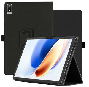 MARVUE Pad M8 Pro �P�[�X �ی�P�[�X �p�x���� �X�^���h�@�\ PU ���U�[ �C�菝�h�~ ���C�z�� �S�ʕی�^ �ی�P�[�X MARVUE Pad M8 Pro �p�X�}�[�g�J�o�[ (�u���b�N)