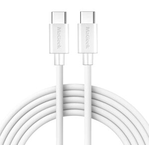 USB C - USB C�P�[�u�� �����O USB-C�[�d�P�[�u�� iPhone 15 / Pro / Max / Plus iPad Pro iPad Air 4 / 5 Mini 6 MacBook Air Samsung Galaxy S23 S22 S20 Switch�ȂǗp (�z���C�g)