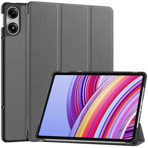 Xiaomi POCO Pad / Redmi Pad Pro 12.1�C���` �P�[�X �X�^���h�@�\�t�� �J�� �O�� ���^ �X�^���h�P�[�X Redmi Pad Pro �J�o�[ (�O���[)