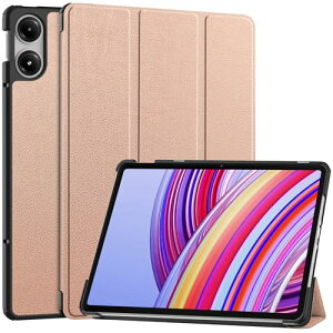 Xiaomi POCO Pad / Redmi Pad Pro 12.1�C���` �P�[�X �X�^���h�@�\�t�� �J�� �O�� ���^ �X�^���h�P�[�X Redmi Pad Pro �J�o�[ (���[�Y�S�[���h)