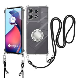 motorola moto edge 50s pro 5G �P�[�X ���|�� �X�}�z�P�[�X �΂߂��� �X�g���b�v�t�� �΂߂��� ���߉\�ȃV�����_�[ ��|�� �N���A �V�����_�[ ���^ �ϏՌ� �R�t�� �����h�~ �t�@�b�V�����f�U�C�� 