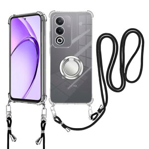 OPPO A3 5G / OPPO A3 Pro 5G �P�[�X ���|�� �X�}�z�P�[�X �΂߂��� �X�g���b�v�t�� �΂߂��� ���߉\�ȃV�����_�[ ��|�� �N���A �V�����_�[ ���^ �ϏՌ� �R�t�� �����h�~ �t�@�b�V�����f�U�C�� �_