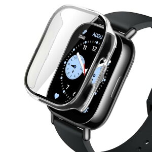 �V���I�~ (Xiaomi) Redmi Watch 5 Lite �P�[�X �����K���X�t�B���� 1.96�C���` �ی� �J�o�[ �d���|��PC�f�� ��̉� �ϏՌ� ���h�~ �ϐF�h�~ �S�ʃJ�o�[ �S�ʕی� �X�}�[�g�E�H�b�` �V���I�~ (Xiaomi) Redmi 