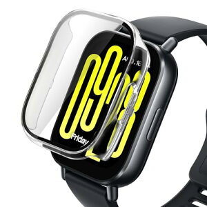 �V���I�~ (Xiaomi) Redmi Watch 5 Active �P�[�X �����K���X�t�B���� 2�C���` �ی� �J�o�[ �d���|��PC�f�� ��̉� �ϏՌ� ���h�~ �ϐF�h�~ �S�ʃJ�o�[ �S�ʕی� �X�}�[�g�E�H�b�` �V���I�~ (Xiaomi) Redmi W