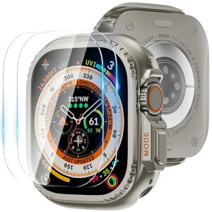 Apple Watch Ultra ���^�� �J�o�[ 49mm Apple Watch Ultra3 / Ultra2 �E���g�� �X�e�����X �P�[�X Apple watch �t�B�����t�� �S�ʕی� �ϏՌ� ���� ���^�� iWatch ��̌^�P�[�X 49 mm �`�^��
