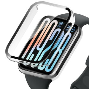 Xiaomi Smart Band 9 Pro (Mi Band 9 Pro) �P�[�X �����K���X�t�B���� �ی� �J�o�[ �d���|��PC�f�� ��̉� �ϏՌ� ���h�~ �ϐF�h�~ �S�ʃJ�o�[ �S�ʕی� �X�}�[�g�E�H�b�` Xiaomi Smart Band 9 Pro (�N���A)