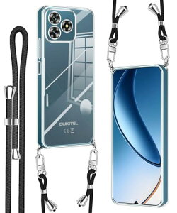OUKITEL C53 �P�[�X �N���A �J�o�[ �V�����_�[�X�g���b�v �ϏՌ� ���|�� �΂߂��� ��|�� ���� TPU �X�g���b�v�t�����^ �y�� �l�b�N�X�g���b�v �����\ ���O���\ ���C�����X�[�d�Ή� �����h