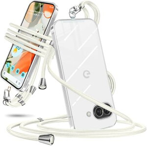 Google Pixel 9A �P�[�X �N���A �V�����_�[ �s�N�Z��9a �X�}�z�P�[�X �J�o�[ ���|�� �΂߂��� �ϏՌ� �S���� TPU ���^ �R�t�� �΂߂��� �X�g���b�v�t�� �l�b�N�X�g���b�v ���������\ ���O����