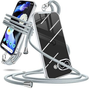Google Pixel 9A �P�[�X �V�����_�[ �N���A �s�N�Z��9a �X�}�z�P�[�X �J�o�[ ���|�� �΂߂��� �ϏՌ� ���� TPU ���^ �R�t�� �΂߂��� �X�g���b�v�t�� �l�b�N�X�g���b�v ���������\ ���O���\ 