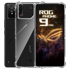 ASUS ROG Phone 9 / 9 Pro / 9 FE �P�[�X �N���A TPU �ϏՌ� �Ռ��z�� �S�ʕی� �J�����ی� ���^ �y�� �\�t�g�J�o�[ ����~�� ���΂ݖh�~ �w��h�~ ���� �ϋv �C���X�g�[���ȒP