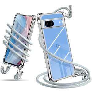 Google Pixel 8A �P�[�X �V�����_�[ �N���A �s�N�Z��8a �X�}�z�P�[�X �J�o�[ ���|�� �΂߂��� �ϏՌ� ���� TPU ���^ �R�t�� �΂߂��� �X�g���b�v�t�� �l�b�N�X�g���b�v ���������\ ���O���\ 