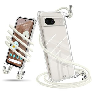 Google Pixel 8A �P�[�X �N���A �V�����_�[ �s�N�Z��8a �X�}�z�P�[�X �J�o�[ ���|�� �΂߂��� �ϏՌ� �S���� TPU ���^ �R�t�� �΂߂��� �X�g���b�v�t�� �l�b�N�X�g���b�v ���������\ ���O����