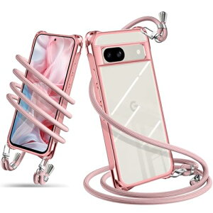 Google Pixel 8A �P�[�X �V�����_�[ �N���A �s�N�Z��8a �X�}�z�P�[�X �J�o�[ ���|�� �΂߂��� �ϏՌ� ���� TPU ���^ �R�t�� �΂߂��� �X�g���b�v�t�� �l�b�N�X�g���b�v ���������\ ���O���\ 