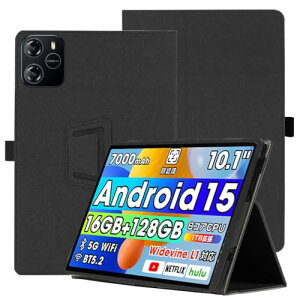 Wpawa HT10 / HT10-A �P�[�X (2025�V���) Wpawa HT10 / HT10-A 10.1�C���` �^�u���b�g �P�[�X �J�o�[ �p�x���� �S�ʕی�^ �X�^���h�@�\�t�� �n�[�h�J�o�[ (�u���b�N)