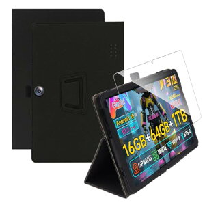 BMAX I9plus / I10S �P�[�X �t�B���� �Z�b�g BMAX I10S / I9 plus �^�u���b�g 10.1�C���` �ی�P�[�X �K���X�t�B���� �y�� �ی�J�o�[ �p�x���� �㎿PU�� ����h�~ �S���ʕی� �ϏՌ� �u���b�N +�t���t�B��