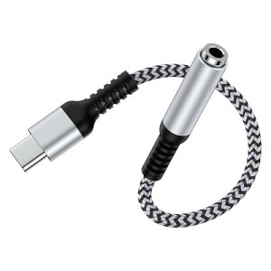 �^�C�vc �C���z�� �ϊ��A�_�v�^�[ 18cm USB-C 3.5mm 4�� �C���z���W���c�N Type-c �C���z���ϊ��P�[�u�� HIFI���� DAC ���� 24-bit�n�C���] ���y / �ʘb / ���ʒ��� iPhone16 / 15 / iPad Pro / Android / USB-C�Ȃǋ@