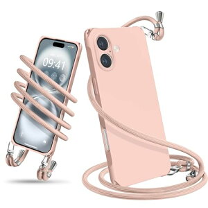 iPhone 16 Plus �P�[�X �V�����_�[ �V���R�� �X�}�z�P�[�X �A�C�t�H��16plus �J�o�[ �ϏՌ� ���|�� �΂߂��� ���^ �y�� �R�t�� �΂߂��� �X�g���b�v�t�� �l�b�N�X�g���b�v ���������\ ���O����