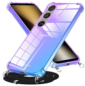 Xperia 1 VI �P�[�X �N���A �\�t�g TPU �O���f�[�V���� SO-51E SOG13 XQ-EC44�P�[�X �ϏՌ� ���^ ���|�� �΂߂��� ���ϖh�~ �y�� ��̌^ ���킢�� �t�@�b�V���� �p�[�v�� / �u���[
