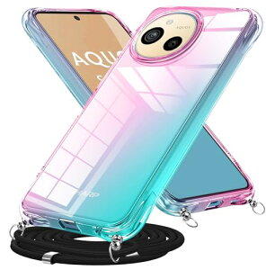 AQUOS Sense9 �P�[�X �N���A �\�t�g TPU �O���f�[�V���� SH-53E SHG14 SH-M29�P�[�X �ϏՌ� ���^ ���|�� �΂߂��� ���ϖh�~ �y�� ��̌^ ���킢�� �t�@�b�V���� �s���N / �O���[��