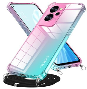 OPPO Reno9 A �P�[�X OPPO Reno7 A �P�[�X �N���A �\�t�g TPU �O���f�[�V���� OPG04 A201OP CPH2353�P�[�X �ϏՌ� ���^ ���|�� �΂߂��� ���ϖh�~ �y�� ��̌^ ���킢�� �t�@�b�V���� �s���N / �O���[��