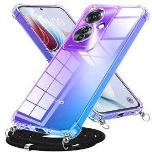 OPPO Reno11 A �P�[�X �N���A �\�t�g TPU �O���f�[�V���� A401OP CPH2603�P�[�X �ϏՌ� ���^ ���|�� �΂߂��� ���ϖh�~ �y�� ��̌^ ���킢�� �t�@�b�V���� �p�[�v�� / �u���[