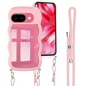 Google Pixel 9a �P�[�X �N���A �V�����_�[ Pixel 9a �J�o�[ ���� �g��t���[�� ��|�� ������ �΂߂��� �R�t�� �X�g���b�v�t�� TPU �؍� ���킢�� ���� ���^ �y�� �ϏՌ� �o���p�[ �O�[�O�� �s�N�Z