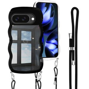 Google Pixel 9a �P�[�X �N���A �V�����_�[ Pixel 9a �J�o�[ ���� �g��t���[�� ��|�� ������ �΂߂��� �R�t�� �X�g���b�v�t�� TPU �؍� ���킢�� ���� ���^ �y�� �ϏՌ� �o���p�[ �O�[�O�� �s�N�Z