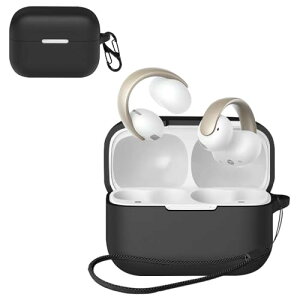 Anker Soundcore AeroClip �P�[�X �J�o�[ Anker Soundcore AeroClip �V���R�� �P�[�X �y�� ���^ ����~�� ���[�J�o�[ �S�ʕی� �[�d�֗� Anker Soundcore AeroClip �ی�P�[�X (�u���b�N)