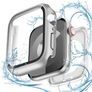 �A�b�v���E�H�b�` �J�o�[ 46mm �h�� 360�x Apple Watch �J�o�[ 2in1 PC�f�� �d�x9H�����K���X �����ߗ� �w��h�~ �ϏՌ� �S�ʕی� Apple Watch Series 11 / 10 / 9 / 8 / 7 / SE3 / SE2 / SE / 6 / 5 / 4 �P�[�X �V���o�[