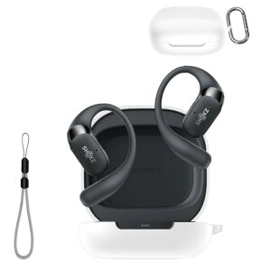 SHOKZ OpenFit 2+ / OpenFit 2 �P�[�X �J�o�[ ���C�����X�C���z�� �ی�J�o�[ �V���R���ی�P�[�X �[�`�F�[���t�� �[�d�P�[�X�J�o�[ ��LED���C�g �ϏՌ� �����h�~ �h�� �h�o �w��h�~ �L�Y�h�~ �S��
