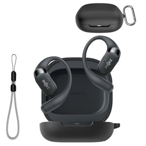 SHOKZ OpenFit 2+ / OpenFit 2 �P�[�X �J�o�[ ���C�����X�C���z�� �ی�J�o�[ �V���R���ی�P�[�X �[�`�F�[���t�� �[�d�P�[�X�J�o�[ ��LED���C�g �ϏՌ� �����h�~ �h�� �h�o �w��h�~ �L�Y�h�~ �S��