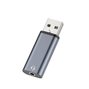 USB �C���z���W���b�N �ϊ� USB �I�[�f�B�I �ϊ��A�_�v�^ USB2.0 to 3.5mm �ϊ��P�[�u�� �O�t�� �T�E���h�J�[�h DAC���� 16bit / 48KHz�Ή� 3�� 4�� TRRS �C���z�� PS4 ���K�p Windows / Mac OS / PS4 / PS5 / Linux / Chr