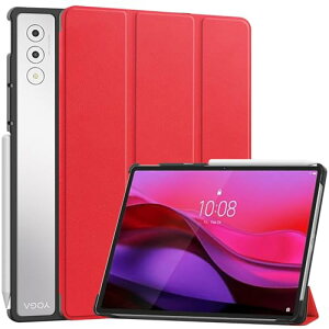 Lenovo Yoga Tab Plus / Yoga Pad Pro AI 12.7�C���` �P�[�X �y�� ���^ PU ���U�[ �X�}�[�g �J�o�[ �ϏՌ� ���h�~ �n�[�h �w�� �P�[�X �O�܂� �X�^���h �I�[�g�X���[�v �E�F�C�N�A�b�v �@�\ Lenovo Yoga Tab Plu