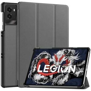 Lenovo Legion Y700 2025 8.8�C���` �P�[�X �X�^���h�@�\�t�� �J�� �O�� ���^ �X�^���h�P�[�X Lenovo Legion Y700 2023 / 2025 �J�o�[ (�O���[)