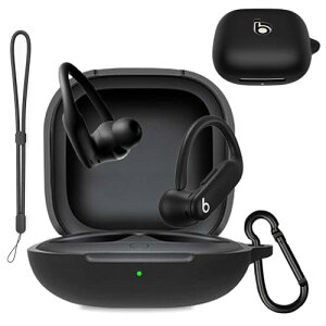 Powerbeats Pro 2 �P�[�X �\�t�g �ȒP���t�� �h�o Powerbeats Pro 2 �P�[�X �����^ �����h�~ �L�Y�h�~ �w��h�~ (�u���b�N)