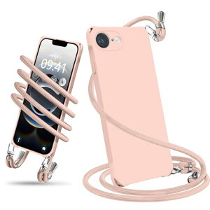 iPhone 16e / iPhone 17e �P�[�X �V�����_�[ �V���R�� �X�}�z�P�[�X �A�C�t�H�� 16e �J�o�[ �ϏՌ� ���|�� �΂߂��� ���^ �y�� �R�t�� �΂߂��� �X�g���b�v�t�� �l�b�N�X�g���b�v ���������\ ���