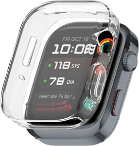 HUAWEI WATCH D2 �P�[�X �S�ʕی� �ϏՌ� �����ߗ� �\�t�g �E���ȒP TPU �E�I�b�` �ی�P�[�X �����^ �J�o�[ �t�@�[�E�F�C �E�H�b�` D2 (�N���A)