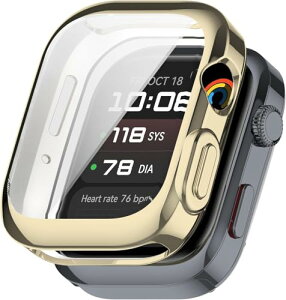 HUAWEI WATCH D2 �P�[�X HUAWEI WATCH D2 �S�ʕی�P�[�X ���b�L�d�グ TPU �\�t�g ���y�� �ϏՌ� �S�ʏ��h�~ �J�o�[ (�S�[���h)