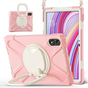 Xiaomi Redmi Pad Pro / Xiaomi Poco Pad 12.1�C���` �P�[�X �J�o�[ �ϏՌ� ��� 360�x��]�X�^���h �n���h���t�� ���F ���킢�� ������t�� ���|�� �΂ߊ|�� �����h�~ �A�E�g�h�A �q�� �d���p (�R�[�����s