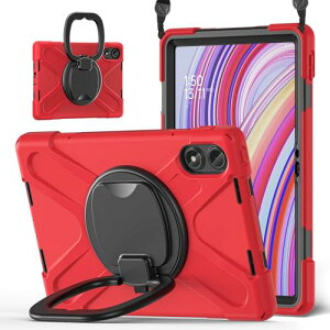 Xiaomi Redmi Pad Pro / Xiaomi Poco Pad 12.1�C���` �P�[�X �J�o�[ �ϏՌ� ��� 360�x��]�X�^���h �n���h���t�� ���F ���킢�� ������t�� ���|�� �΂ߊ|�� �����h�~ �A�E�g�h�A �q�� �d���p (���b�h Redmi 