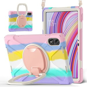 Xiaomi Redmi Pad Pro / Xiaomi Poco Pad 12.1�C���` �P�[�X �J�o�[ �ϏՌ� ��� 360�x��]�X�^���h �n���h���t�� ���F ���킢�� ������t�� ���|�� �΂ߊ|�� �����h�~ �A�E�g�h�A �q�� �d���p (���F�s���N 