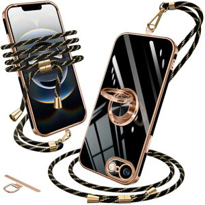 iPhone 16e / iPhone 17e �P�[�X �V�����_�[ �����O�t�� �A�C�t�H��16e �����O �J�o�[ �X�}�z�P�[�X �ϏՌ� ���C�z�� �X�g���b�v�t�� ���O���\ ������ ��|�� �R�t�� ��|�� �΂߂��� ���߉\��